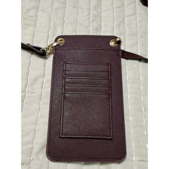 Snake Pattern Women's Crossbody Wallet With Cell Phone and Card Holders - Picture 2 of 7